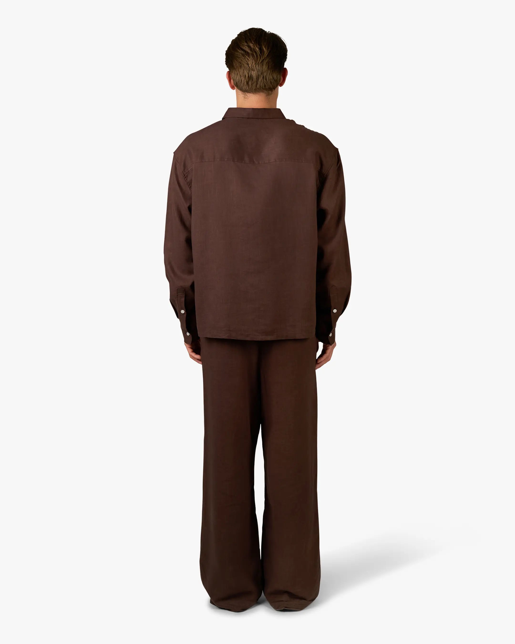 Cannes Linen Pantalon | Brown