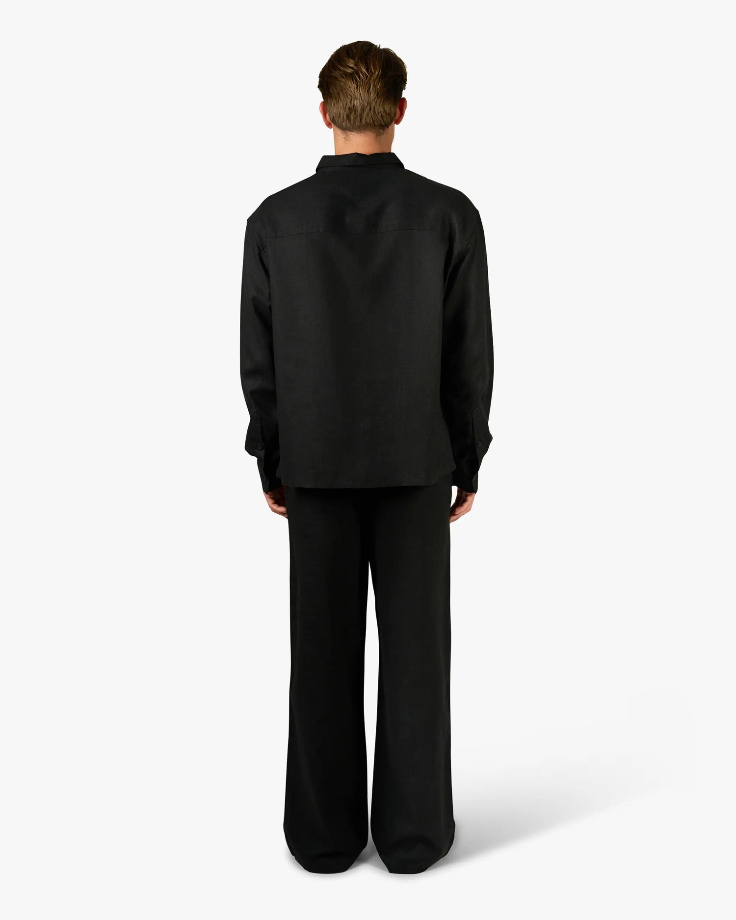 Cannes Linen Pantalon | Black
