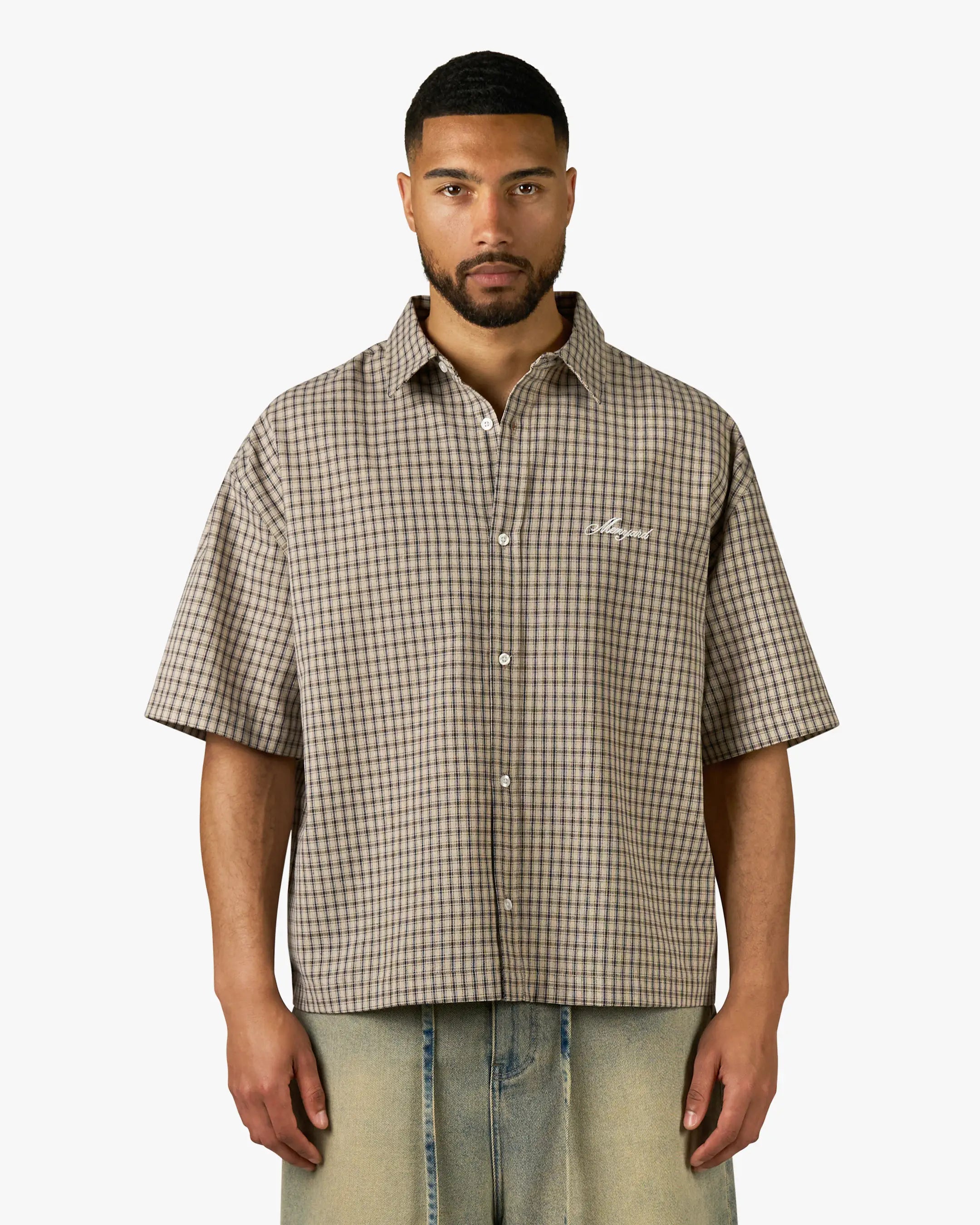 Chemise à manches courtes Fayence