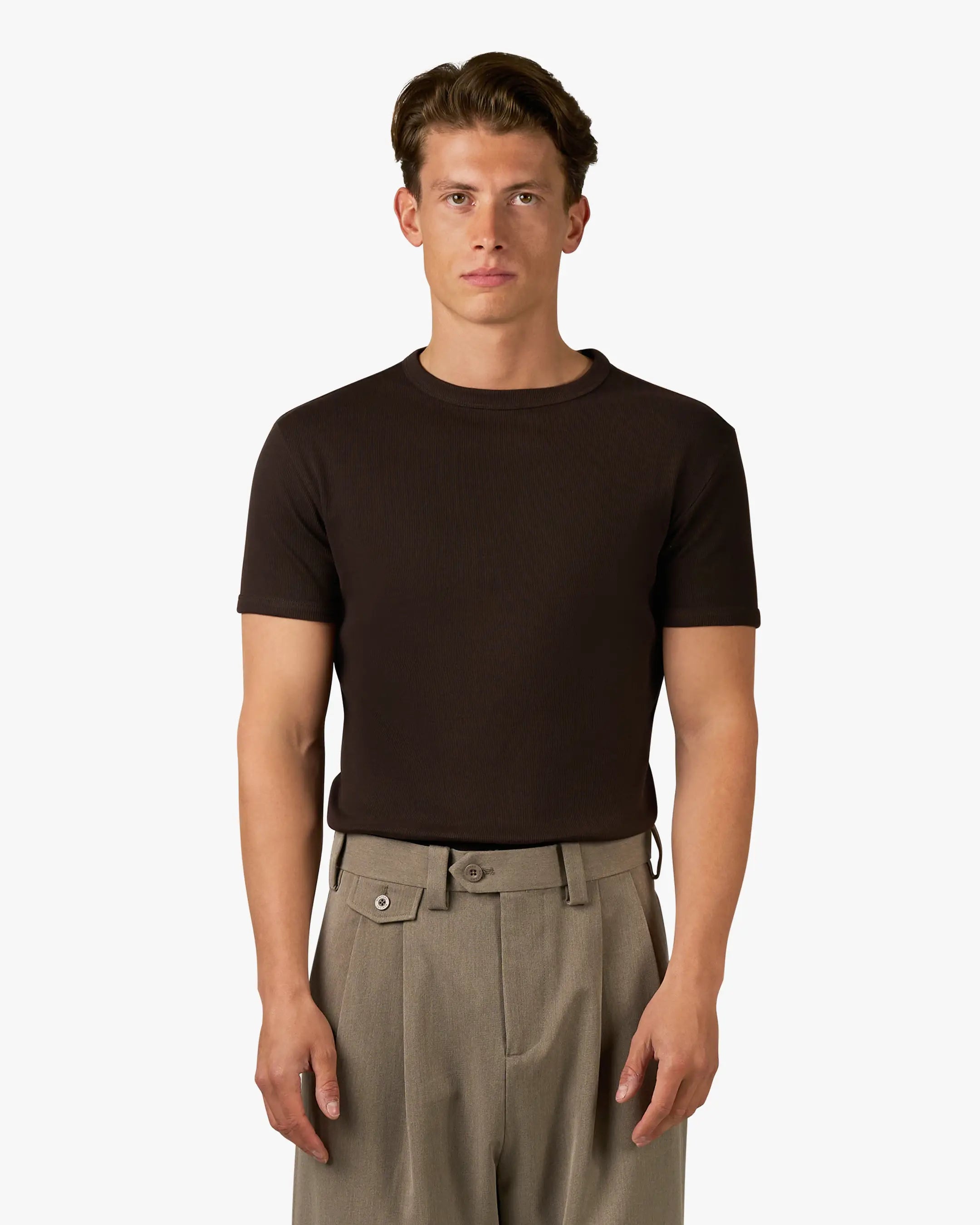 T-shirt côtelé