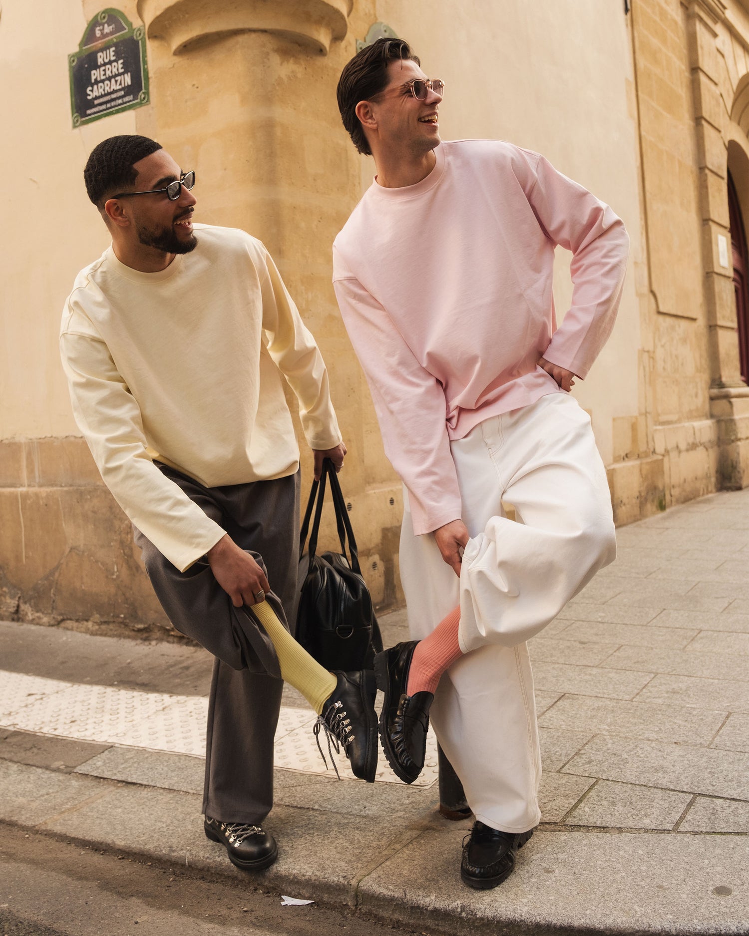 Blank Boxy Longsleeve | Butter Yellow