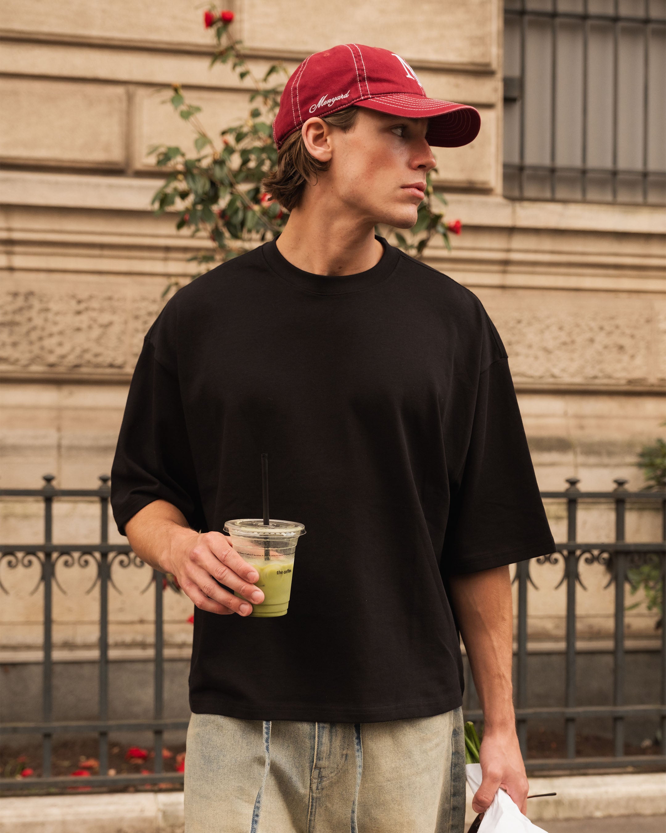 Blank Boxy T-Shirt | Black
