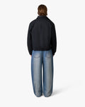 Avenue Cotton Balloon Jacket | Black/Black