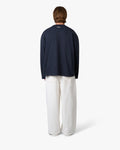 Blank Boxy Longsleeve | Navy