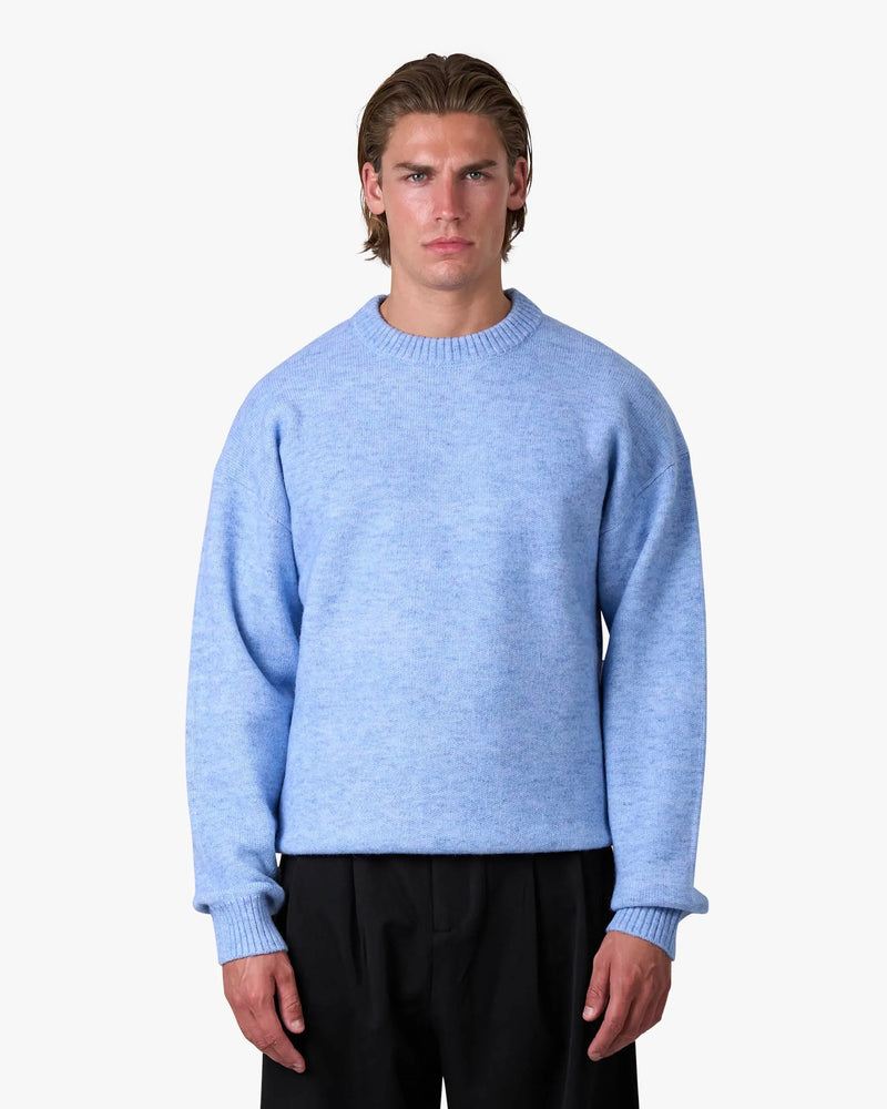 Pull brossé en laine mélangée Brixton