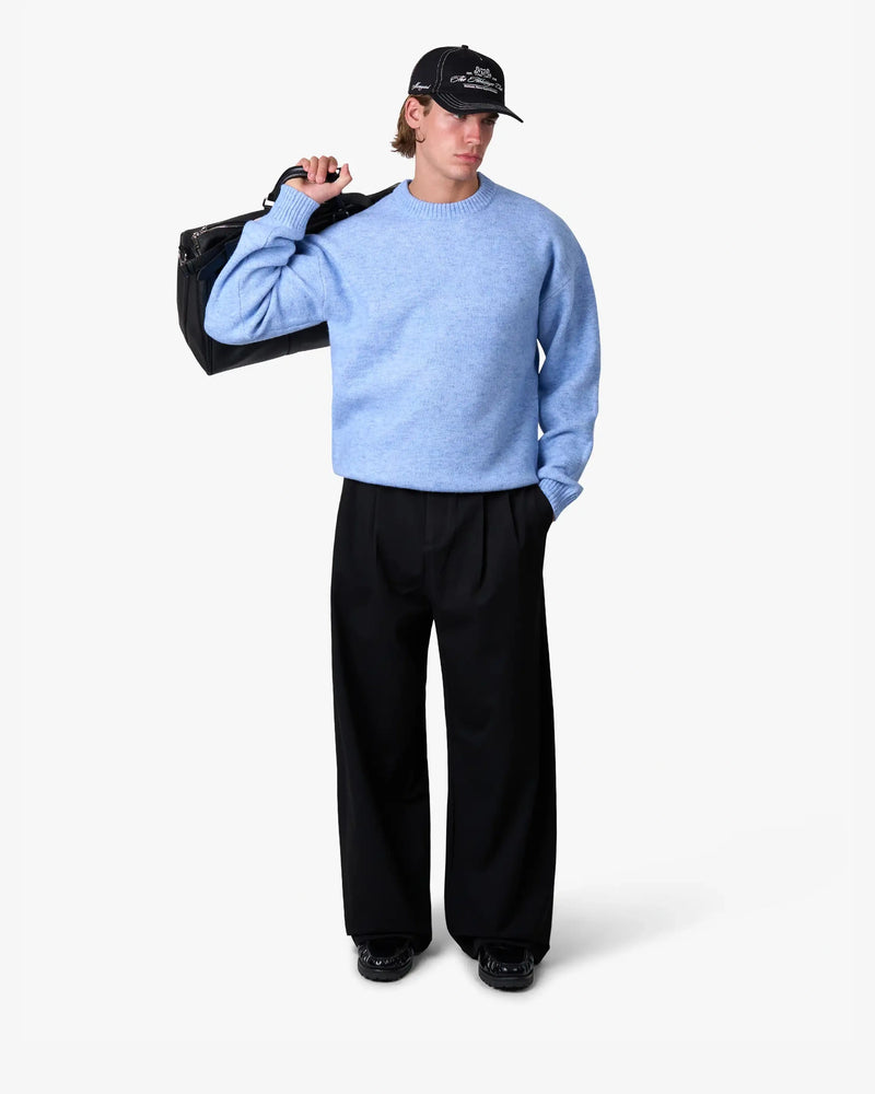Pull brossé en laine mélangée Brixton
