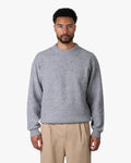 Brixton Wool-Blend Brushed Sweater | Grey Melee