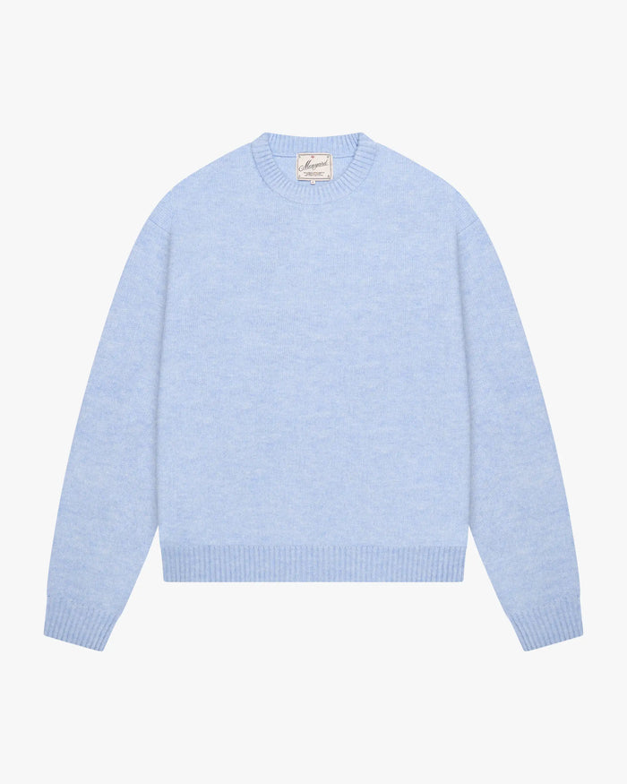 Brixton Wool-Blend Brushed Sweater | Light Blue