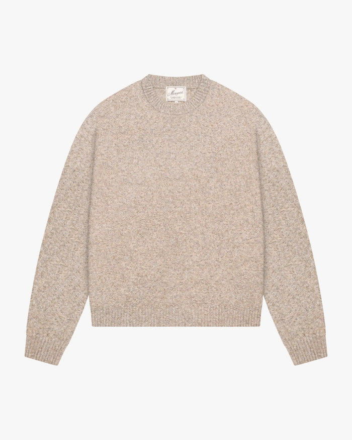 Pull brossé en laine mélangée Brixton