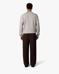 Brixton Wool-Blend Brushed Sweater | Light Brown