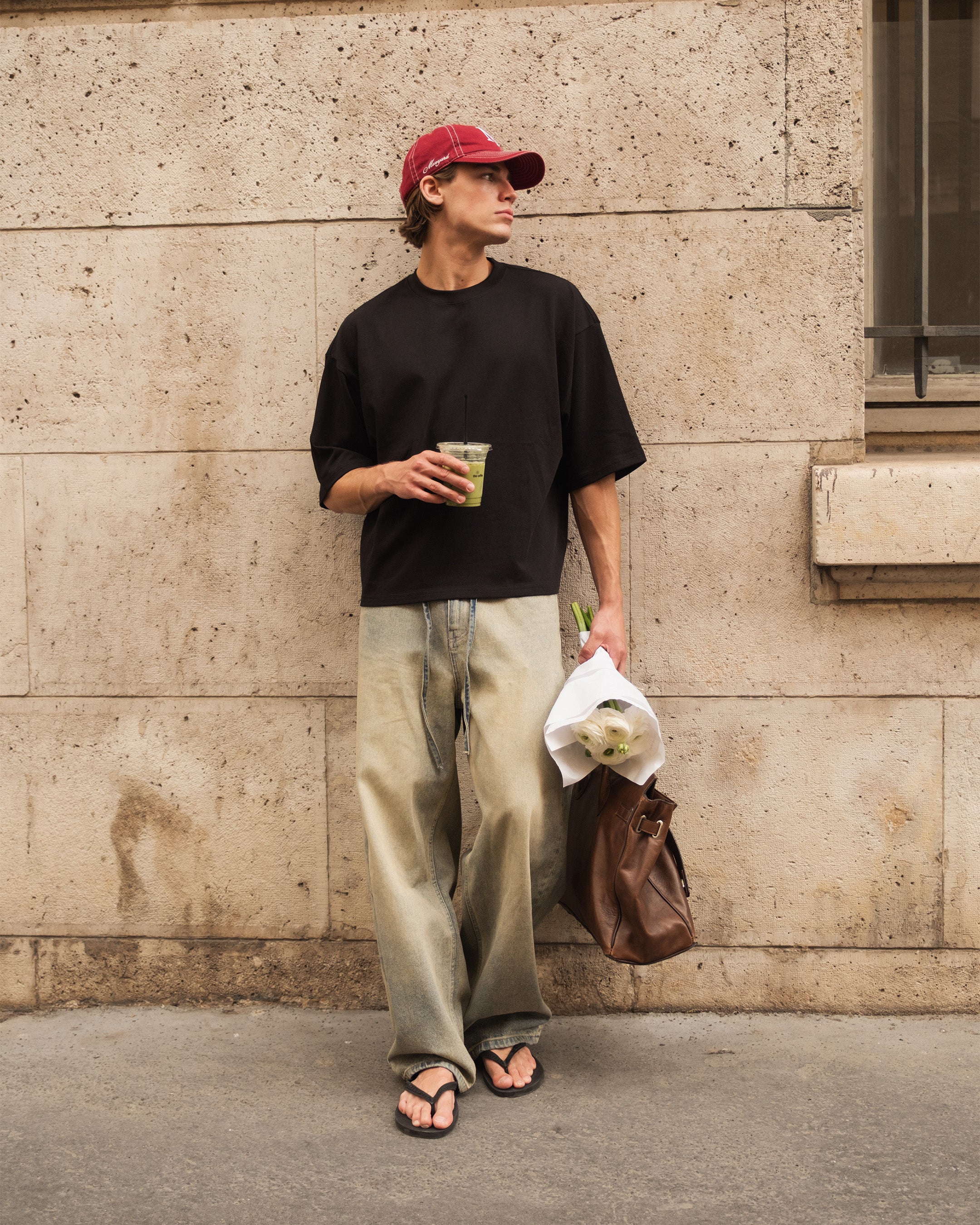 Blank Boxy T-Shirt | Black