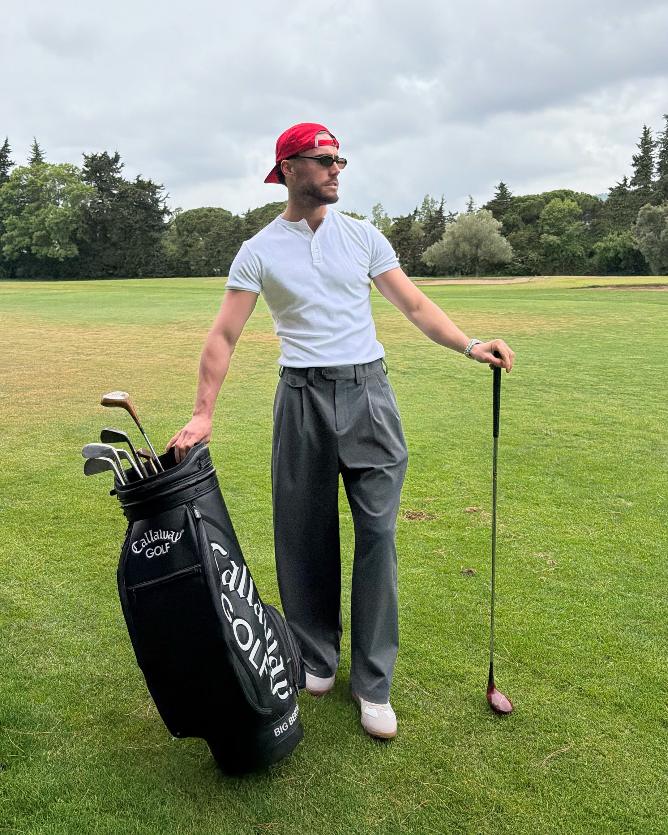 Pantalon ample à plis Ambra