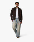 Giacca Heavy Knitted Zip-Up Cardigan | Brown