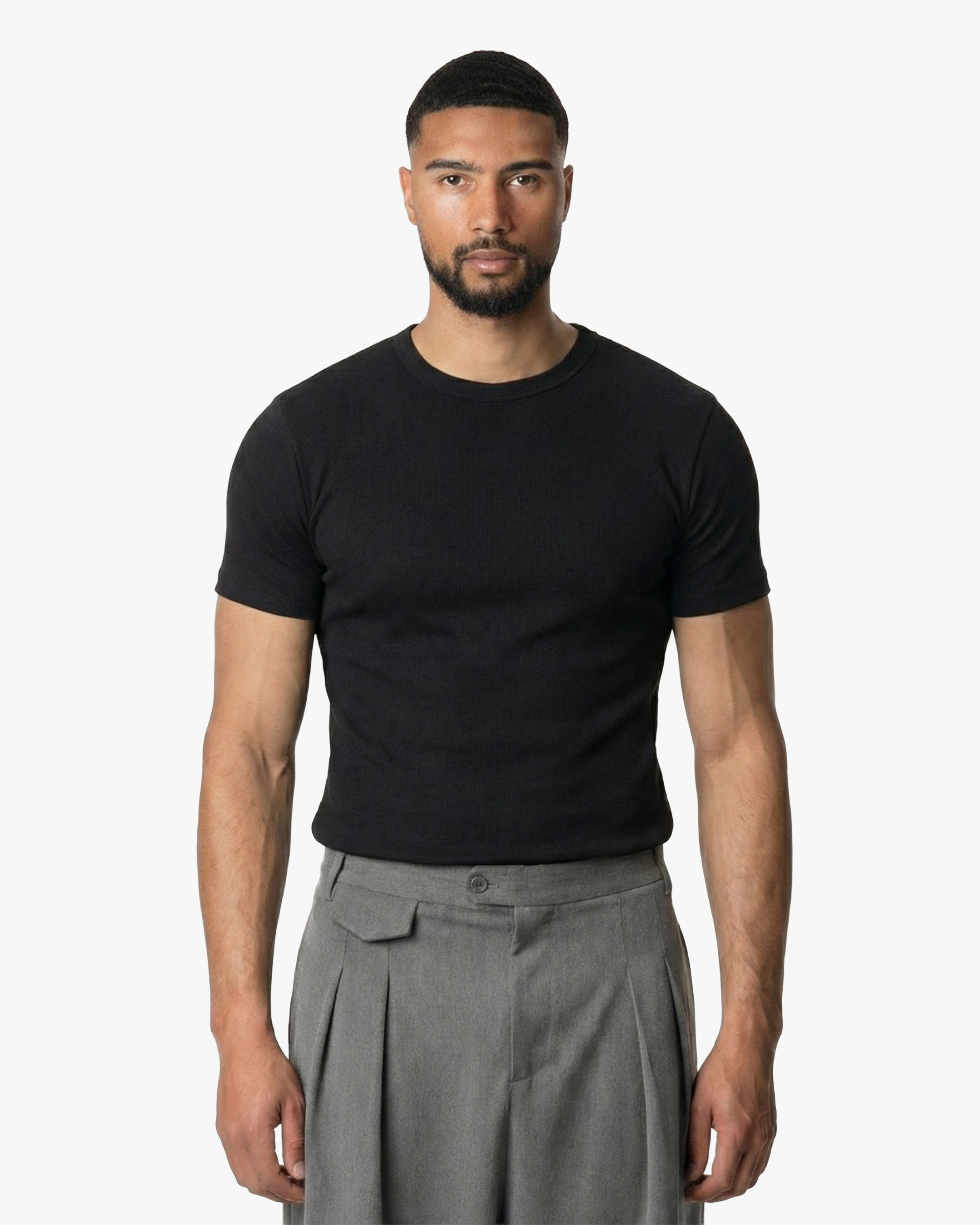 T-shirt côtelé