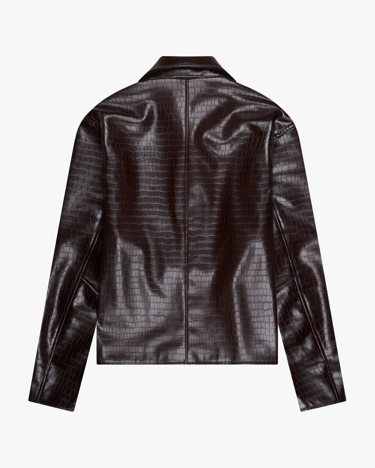 La veste en cuir Liberty effet crocodile