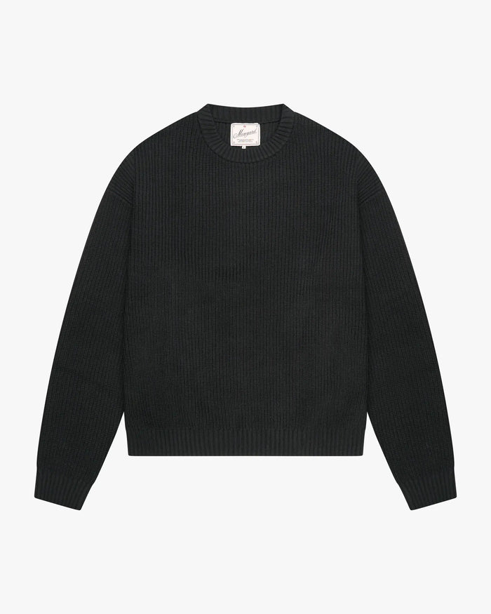Pull en coton tricoté Naval