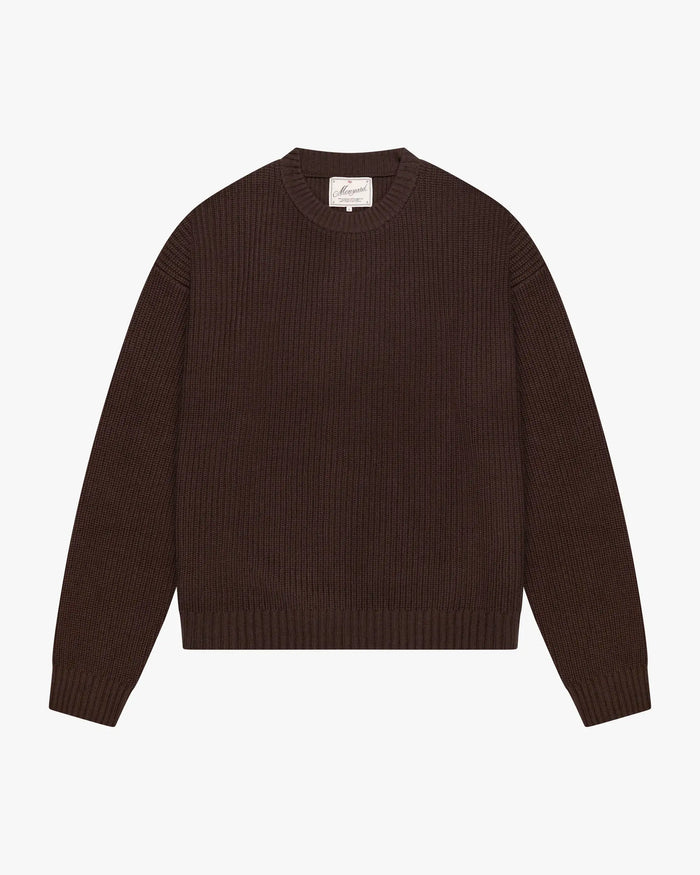 Pull en coton tricoté Naval