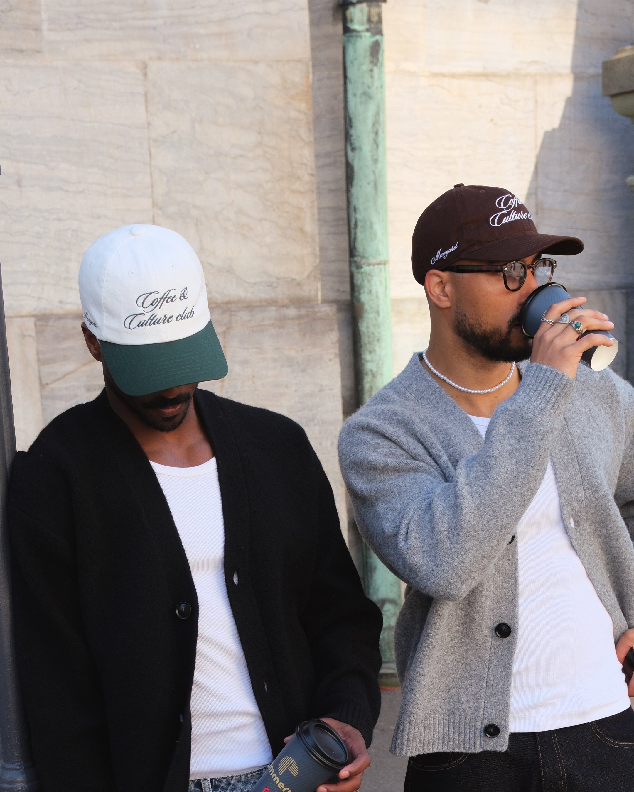 Culture Cap | Ecru/Green