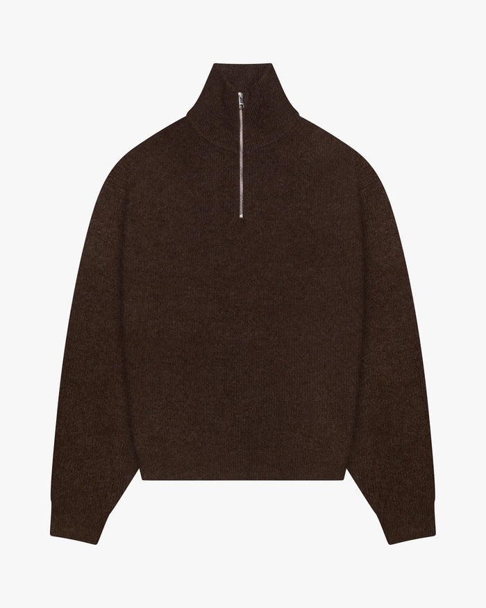 Pull en maille à demi-fermeture éclair Sontuso