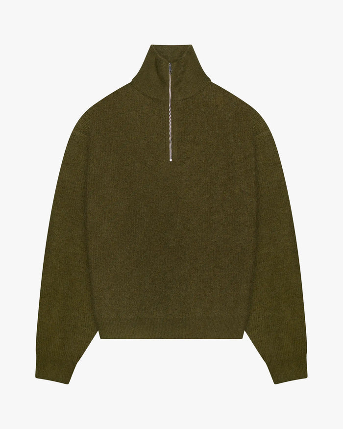 Pull en maille à demi-fermeture éclair Sontuso