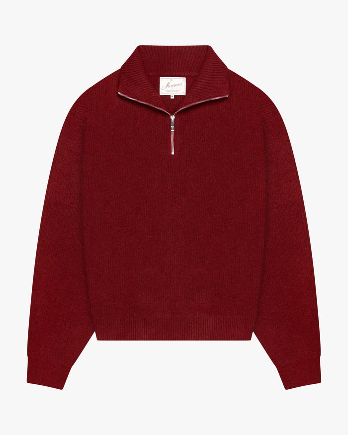 Pull en maille à demi-fermeture éclair Sontuso