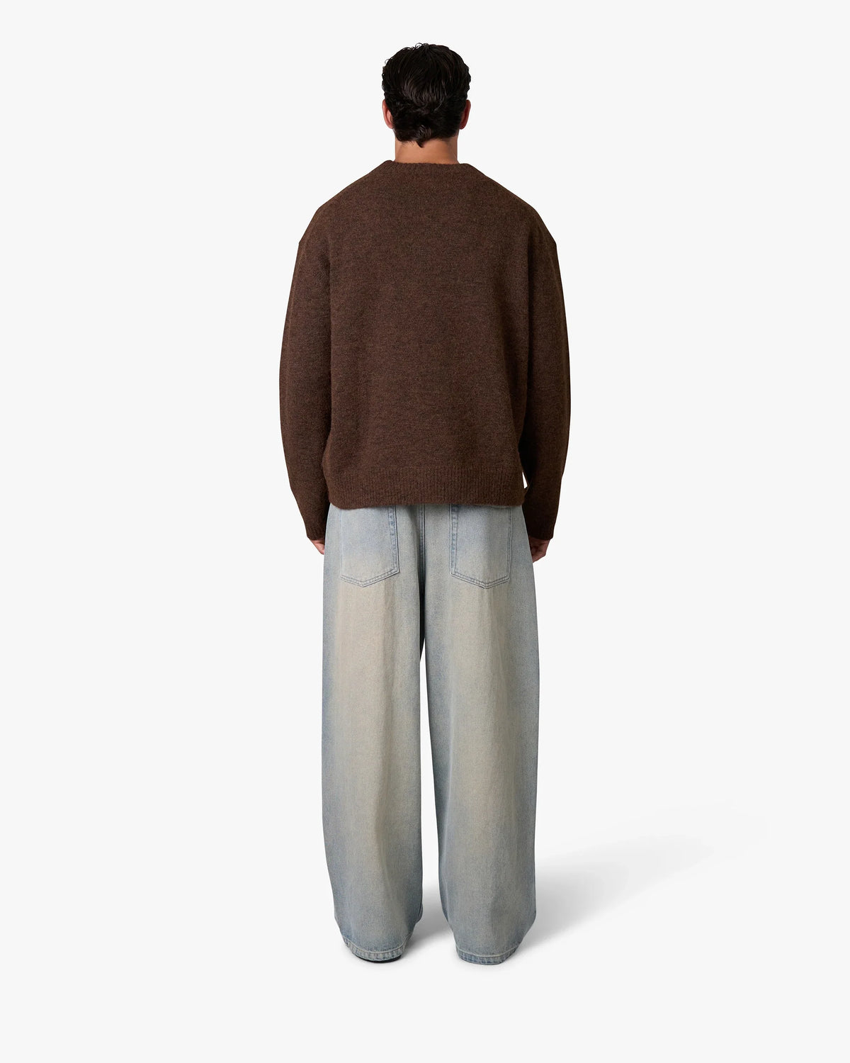 Trade V-Neck Knit | Brown