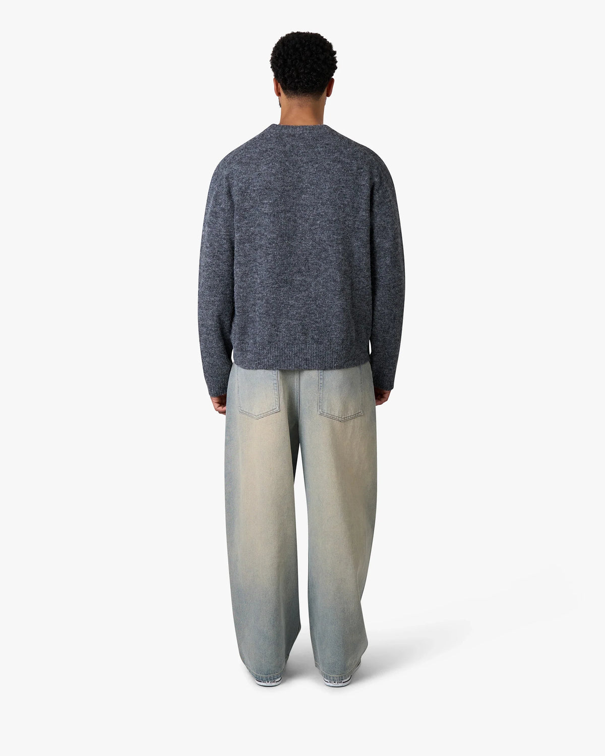 Trade V-Neck Knit | Grey Melee