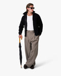 Ventura Cotton Zip-Up Cardigan | Black